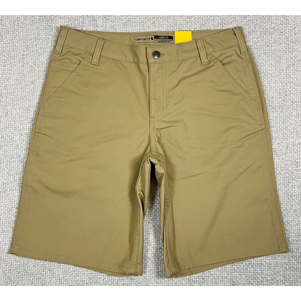 Carhartt Work Shorts Women's 10 Rugged Flex Professional Series Loose Fit NWT